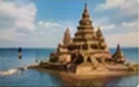 A stone temple by the sea